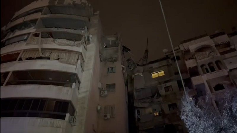 عدوان صهيوني غادر يستهدف الضاحية الجنوبية لبيروت
