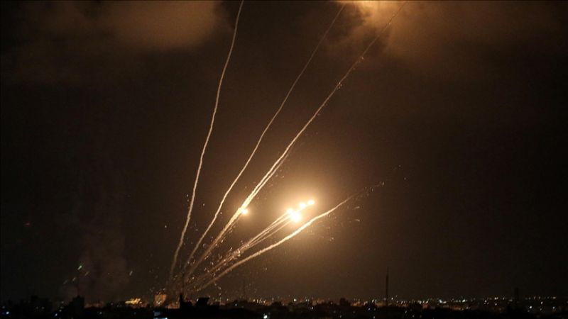 سرايا القدس تقصف برشقات صاروخية موقع "ناحال عوز" الصهيوني المحاذي لغزّة
