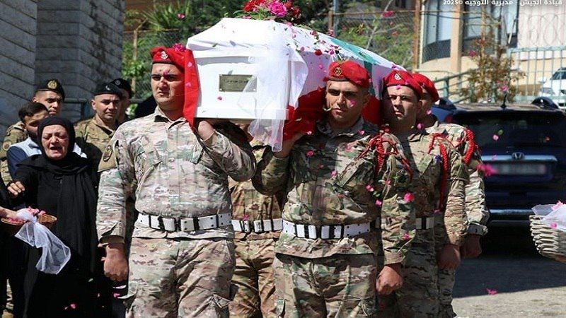 الجيش اللبناني شيَّع شهداء انفجار بريقع