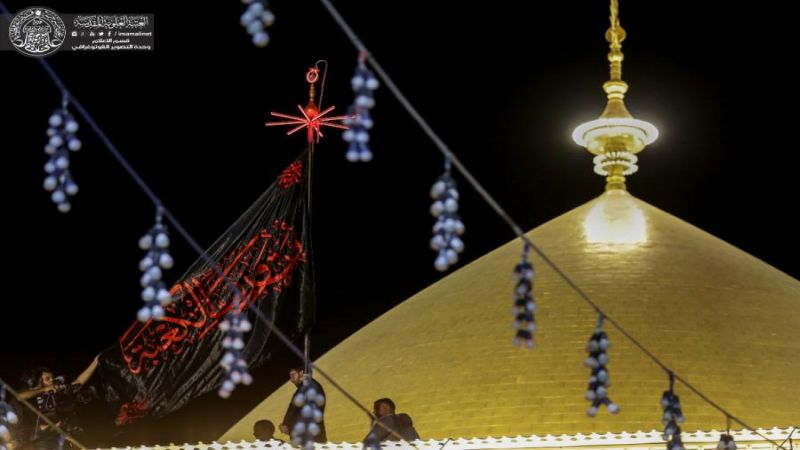 النجف الأشرف يتّشح بالسواد حدادًا على أمير المؤمنين (ع)