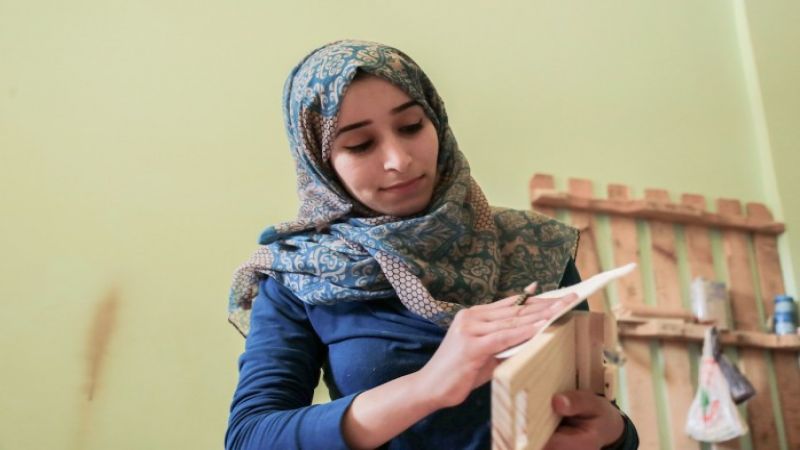آية كشكو.. فلسطينية تبدع في تحويل