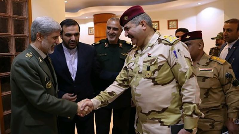 إيران والعراق يؤكدان على توطيد العلاقات الدفاعية