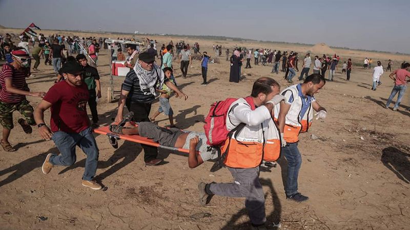 إصابة عشرات الفلسطينيين خلال قمع جمعة