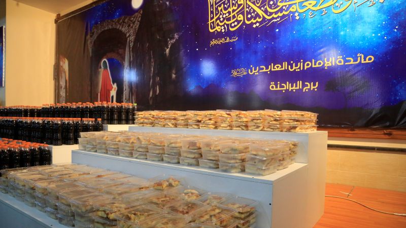 بالفيديو والصور...مائدة الامام زين العابدين 