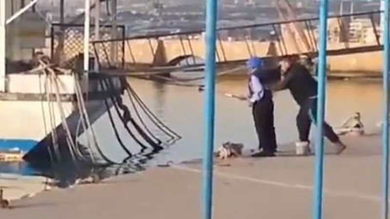 توقيف شابّ أوقع رجلًا مسنًّا في بحر صيدا