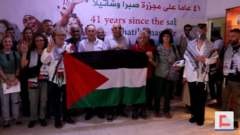 جولة للجنة "كي لا ننسى صبرا وشاتيلا" الإيطالية على المعرض التوثيقي في حارة حريك