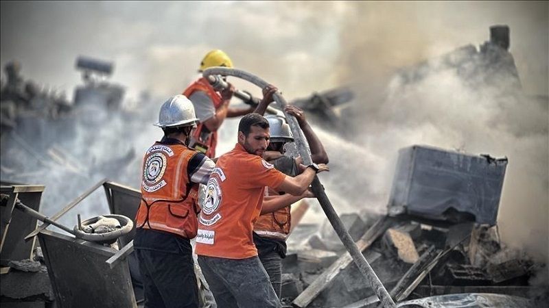فلسطين المحتلة| 8 شهداء بقصف صهيوني استهدف منزلًا مأهولًا في مخيم خان يونس 
