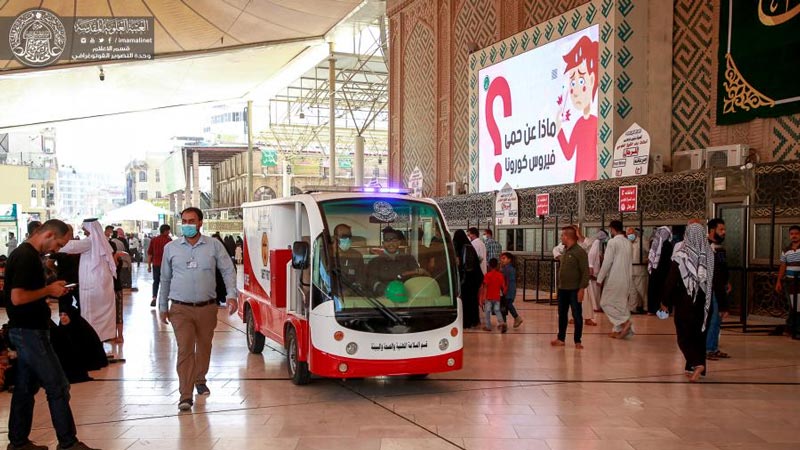 العتبة العلوية تنفذ إجراءات احترازية ووقائية خلال عيد الغدير الأغر