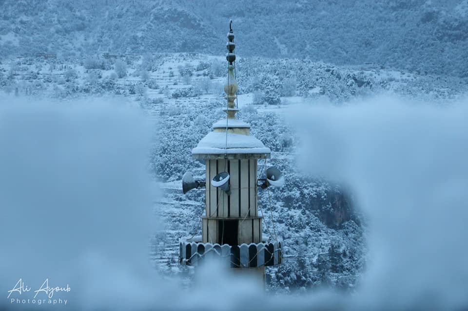 لبنان بالأبيض