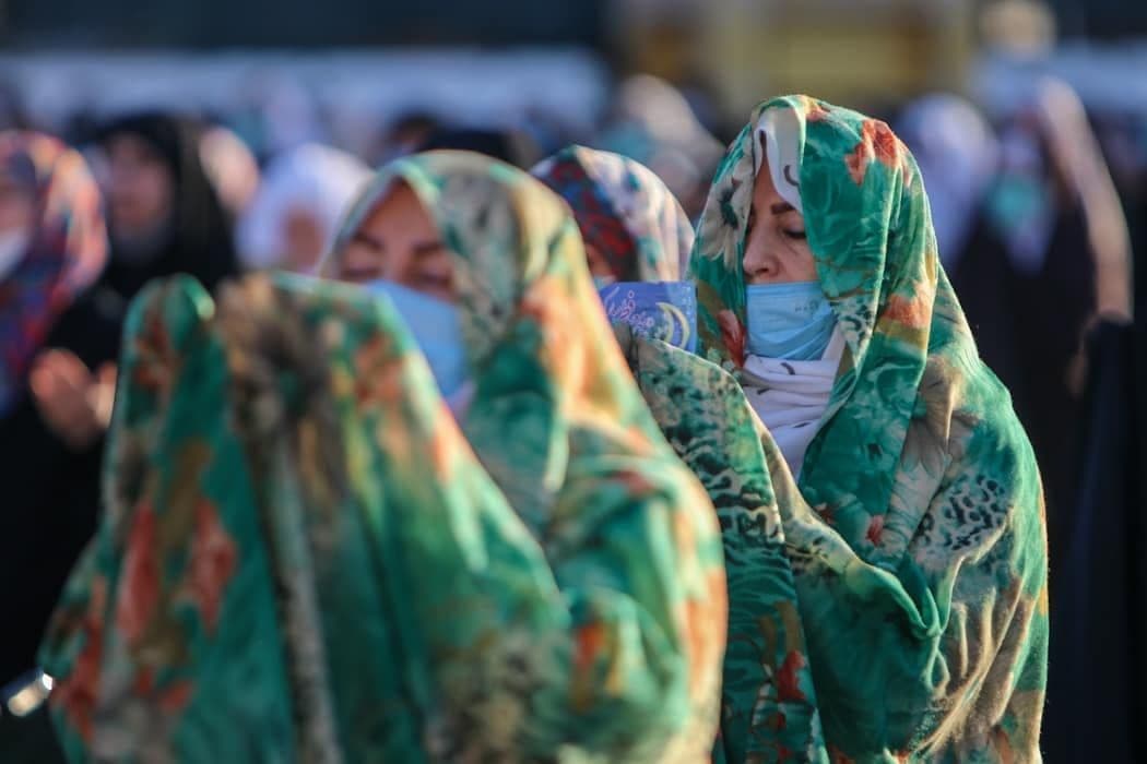 بالصور: صلاة عيد الأضحى في العتبة الرضوية المقدسة