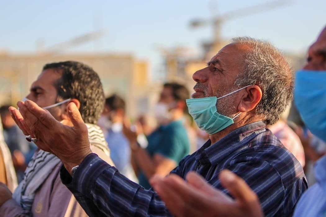 بالصور: صلاة عيد الأضحى في العتبة الرضوية المقدسة