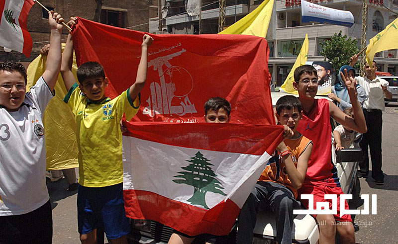 مشاهد من الاحتفالات الشعبية في الضاحية الجنوبية بنجاح عملية الأسر في 12 تموز 2006