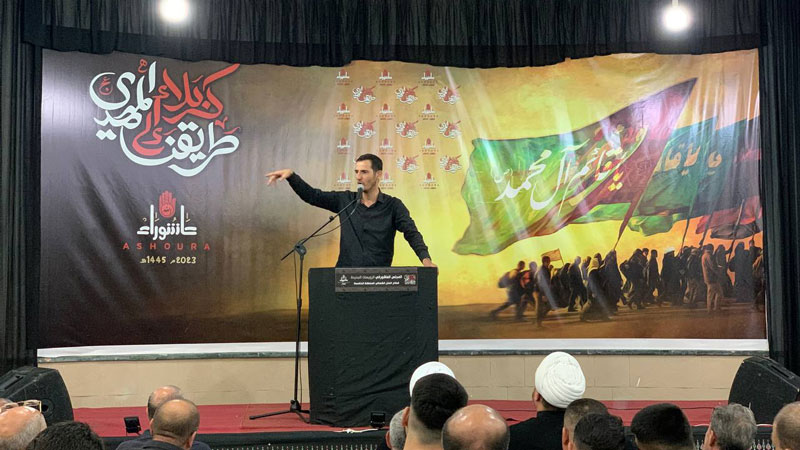 بالصور.. حزب الله يقيم مجالس عزاء حسينية في المتن الشمالي