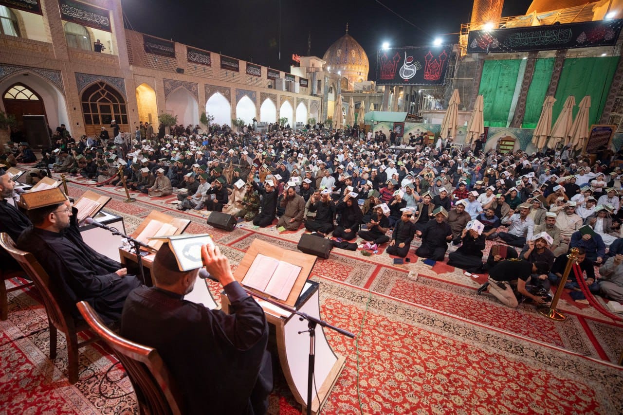 بالصور.. إحياء ليلة القدر الكبرى في العتبة العسكرية المقدسة