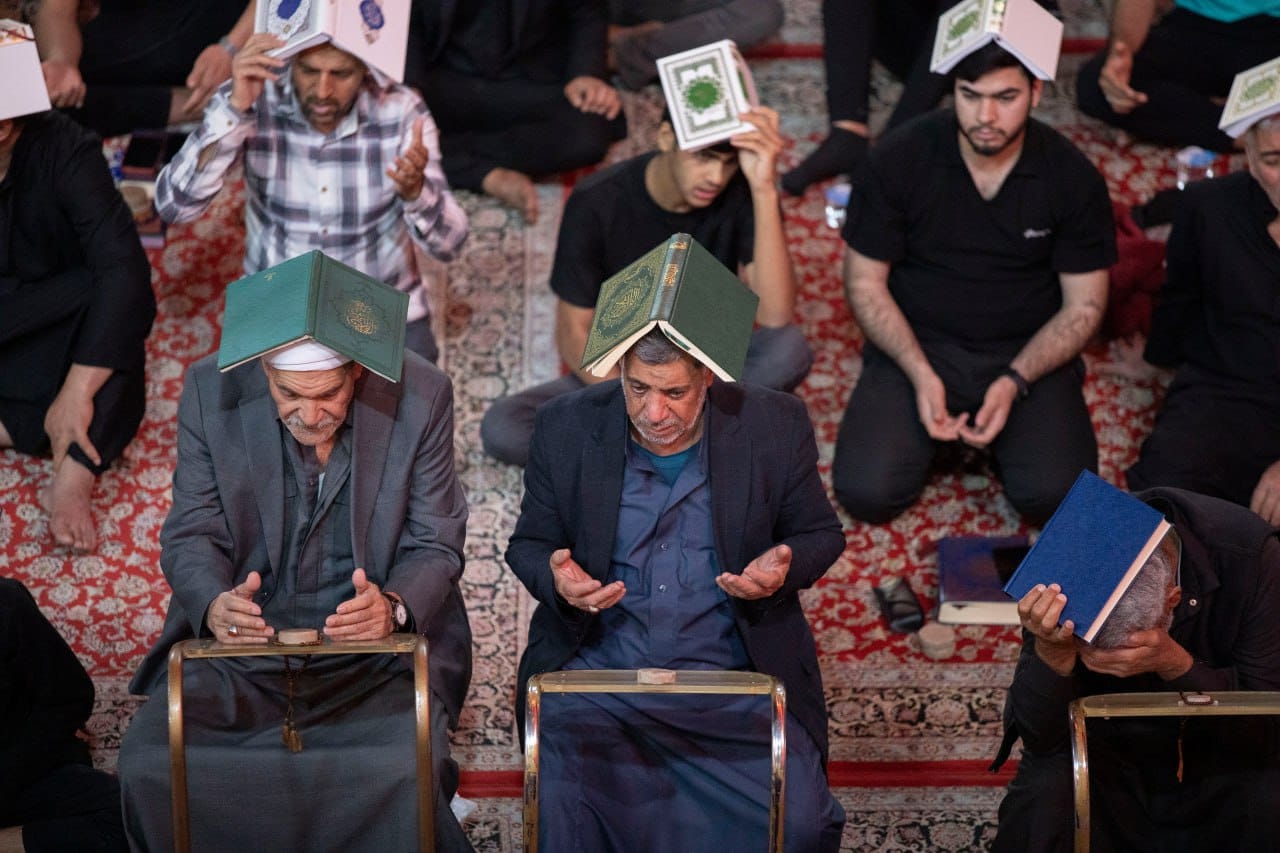 بالصور.. إحياء ليلة القدر الكبرى في العتبة العسكرية المقدسة
