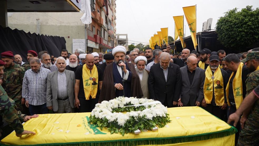 تشييع الشهيد على طريق القدس حسين حمدان في الغبيري